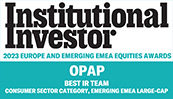 Institutional Investor 2023 Europe and Emerging EMEA Equities Awards